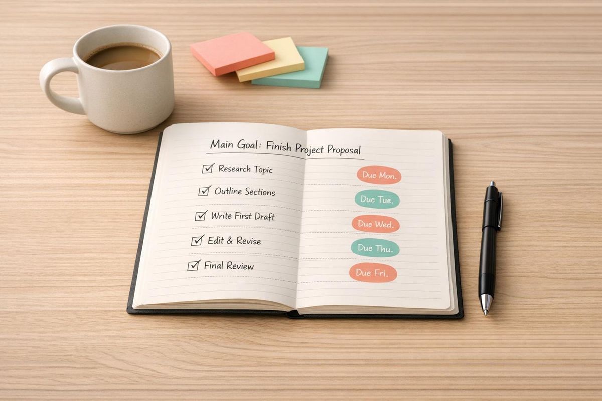 ADHD Goal Breakdown Tool