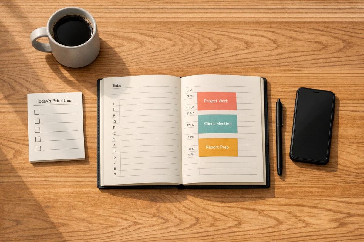 Daily Priority Checklist for ADHD Professionals
