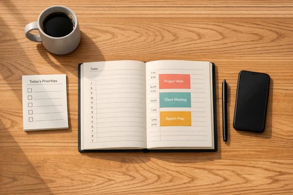 Daily Priority Checklist for ADHD Professionals