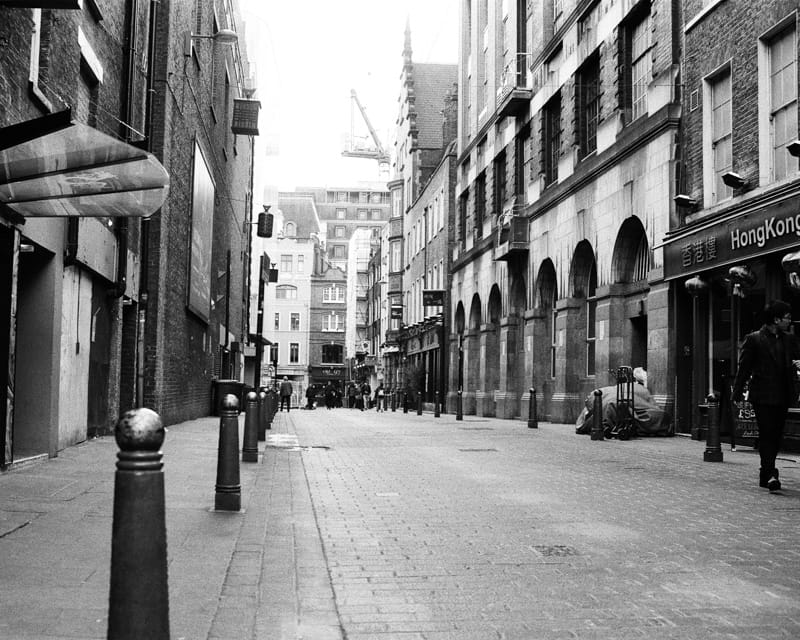 Chinatown street in London.