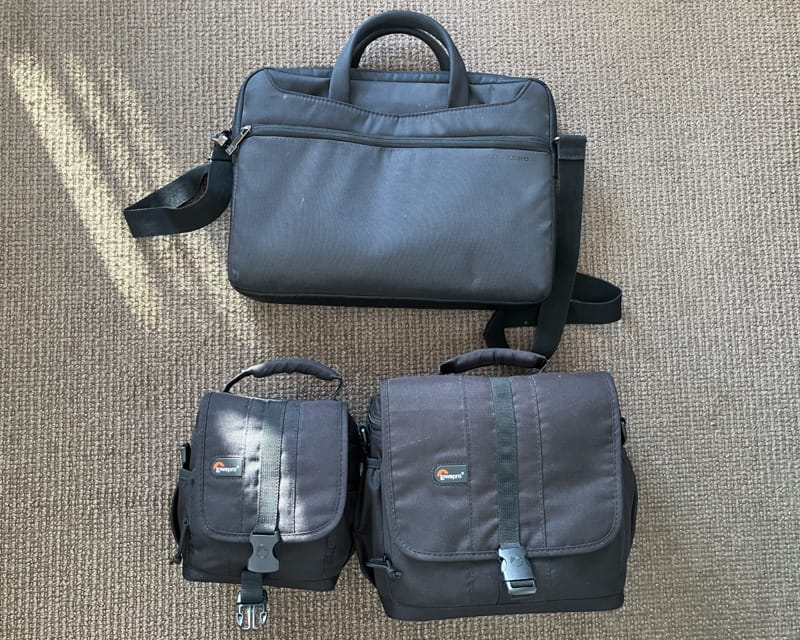 How I used to transport camera equipment.