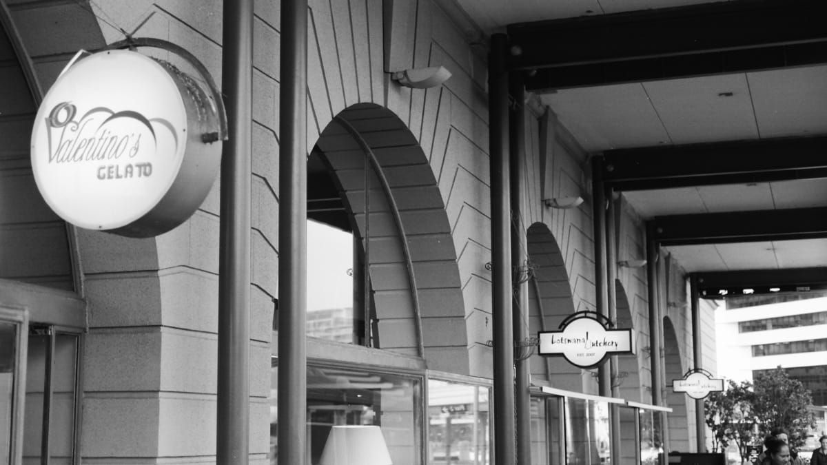 Black and white photography on film