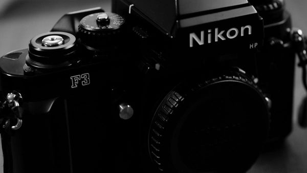 Nikon F3 SLR camera.