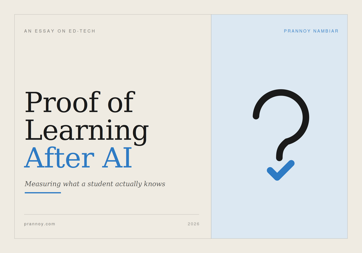 Proof of Learning After AI