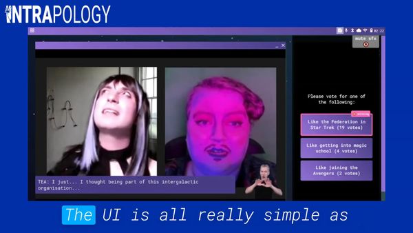 Audio-described trailer