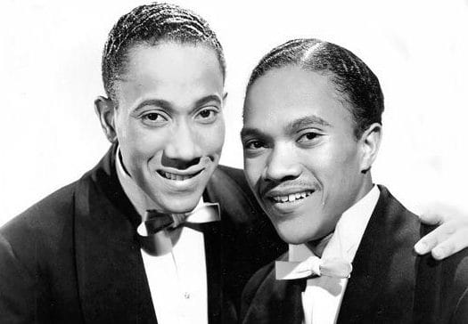a photo of the Nicholas Brothers, Fayard and Harold Nicholas