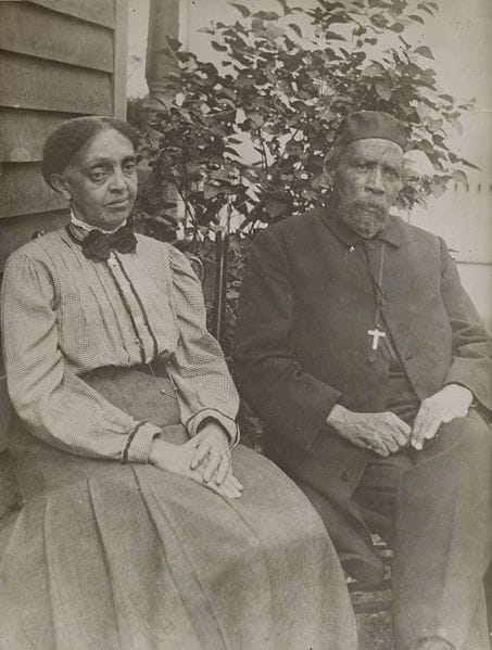 Mrs. Tanner and Bishop Benjamin Tucker Tanner, mother and father of Henry Ossawa Tanner circa 1900