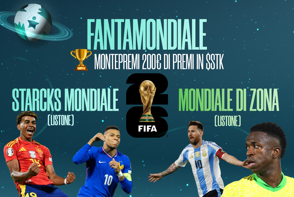 Il FantaMondiale 2026: si gioca su Starcks! 🌍🔥