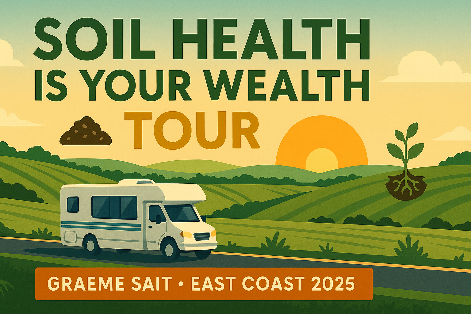 🌱Soil Health is Your Wealth: Graeme Sait’s East Coast Seminar Tour 2025🌿