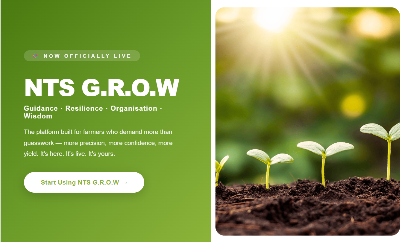 NTS G.R.O.W App Official Launch 🌱💻🌱