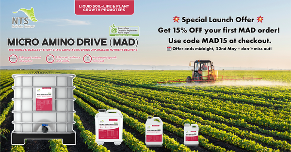 🚀 Introducing Micro Amino Drive (MAD) – A Game-Changer in Crop Nutrition! 🌱