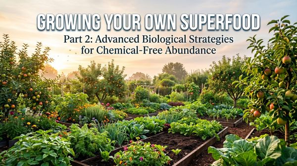 🌱Growing Your Own Superfood  - Part 2: Advanced Biological Strategies for Chemical-Free Abundance 🌿