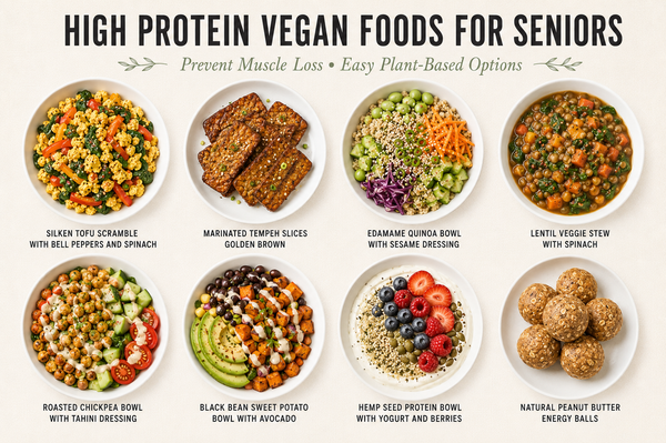 15 High Protein Vegan Foods for Seniors to Prevent Muscle Loss: Easy Plant-Based Options That Actually Taste Great