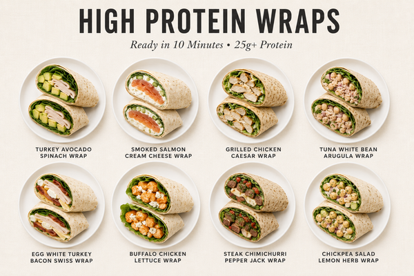 High Protein Wraps You Can Make in 10 Minutes That Deliver 25g+ Per Serving