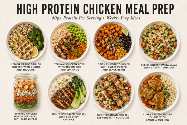 High Protein Chicken Meal Prep Ideas for the Week That'll Save You Hours and Pack 40g+ Per Serving