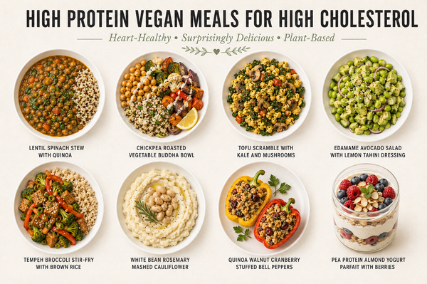 10 High Protein Vegan Meals for Seniors with High Cholesterol That Are Heart-Healthy and Surprisingly Delicious