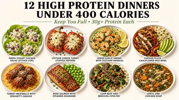 12 High-Protein Dinners Under 400 Calories That Keep You Full: Easy, Delicious Meals You'll Actually Crave