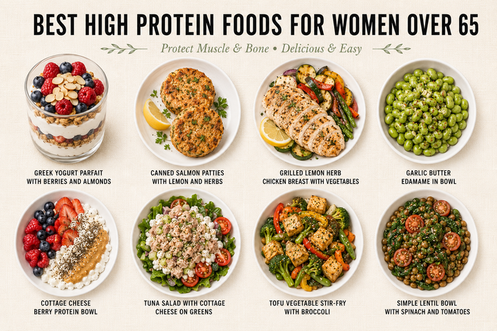 10 Best High Protein Foods for Women Over 65 to Protect Muscle and Bone: Delicious Options You'll Actually Enjoy Eating