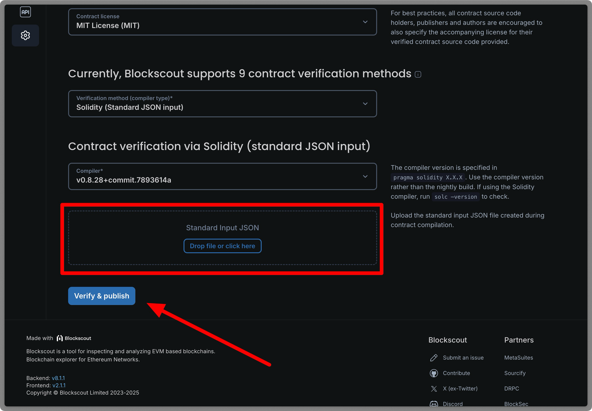 verify Solidity contract, Hardhat contract verify, Blockscout UI, smart contract source code, blockchain trust, smart contract audit, open source contracts, EVM smart contracts, decentralized application contracts, contract ABI, contract bytecode, contract metadata, contract proxy verification, verify proxy contract, Hardhat plugin