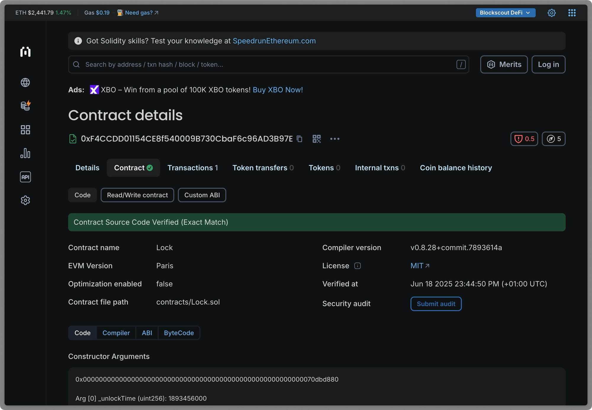 Blockscout verification, EVM explorer, smart contract explorer, blockchain transparency, verify Solidity contract, Hardhat contract verify, Blockscout UI, smart contract source code, blockchain trust, smart contract audit, open source contracts, EVM smart contracts, decentralized application contracts, contract ABI, contract bytecode, contract metadata, contract proxy verification, verify proxy contract, Hardhat plugin, Etherscan alternative, Blockscout explorer, multichain verification, contract interaction tools, read smart contract, write smart contract, smart contract tools, dapp developer tools, Hardhat deploy, verify on Blockscout