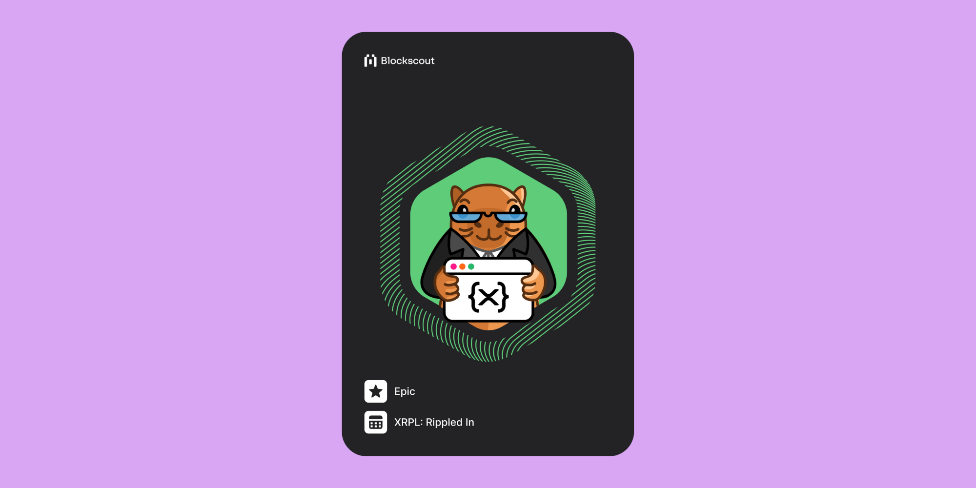 XRPL Merits badge blockscout gas zip onchain gm