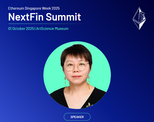 Blockscout CEO speaking at NextFin Summit during Ethereum Singapore Week 2025