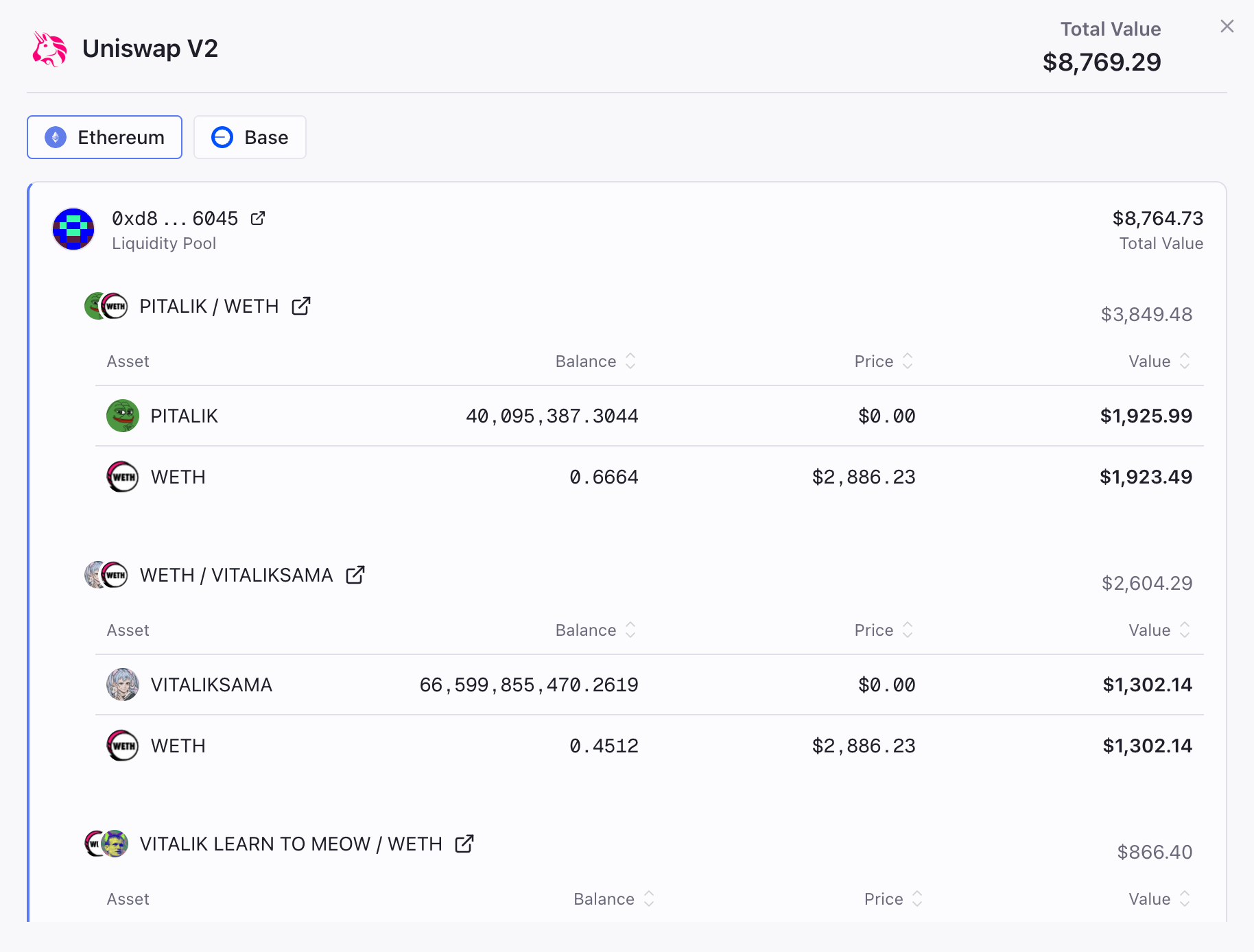 octac protocol holdings EOA block explorer
