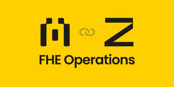 Zama FHE operations block explorer blockscout confidential token