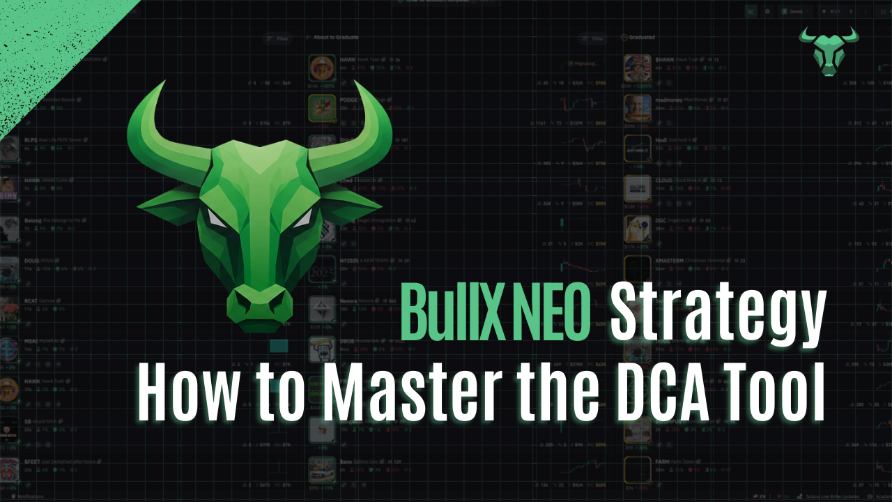 BullX NEO Strategy: How to Master the DCA Tool
