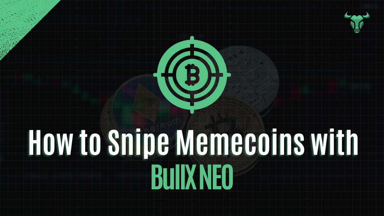 BullX NEO Thumbnail: "How to Snipe Memecoins Early with BullX NEO"
