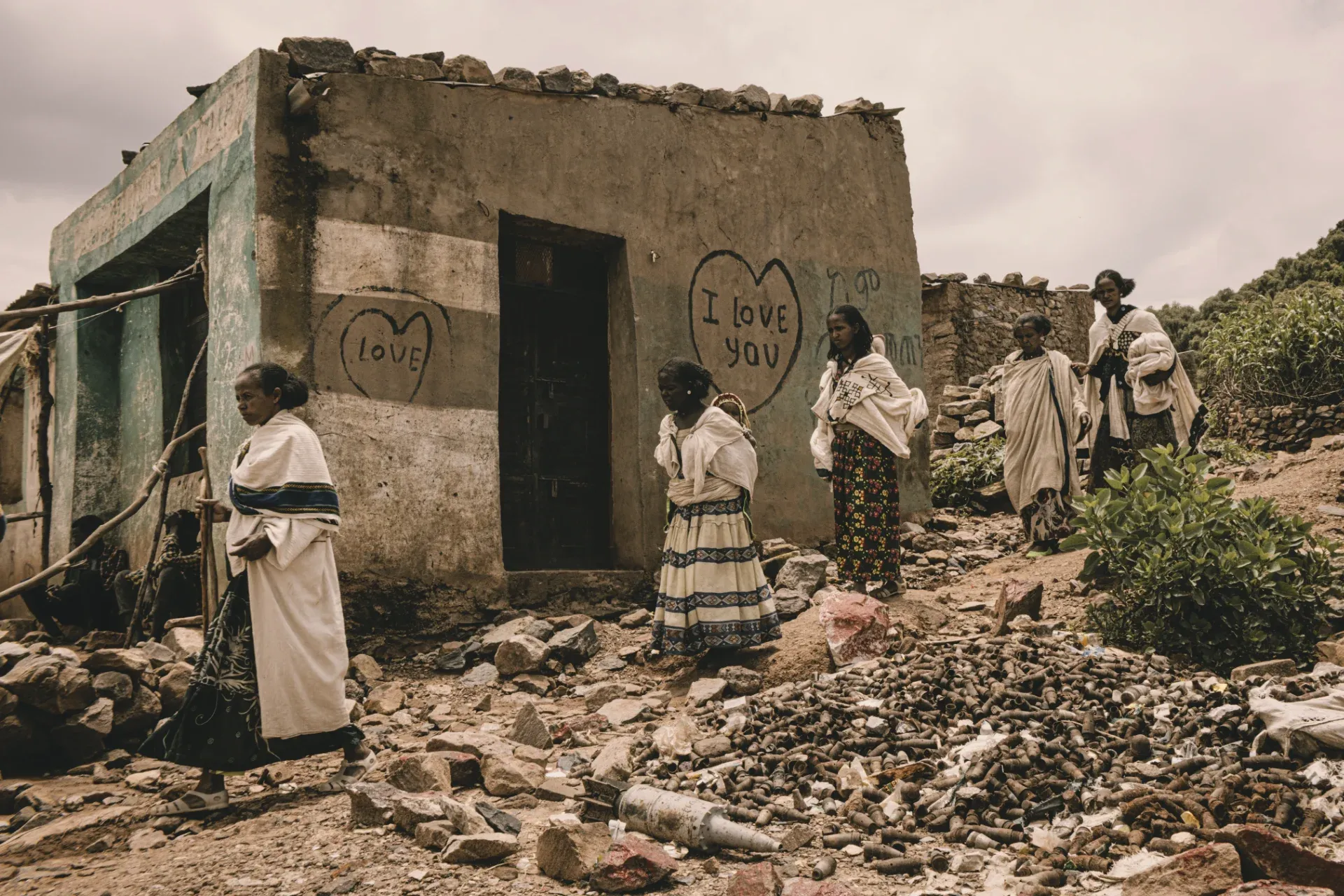Land contaminated by ammunition, Tigray, Ethiopia, 2024. Photo: Alyona Synenko / ICRC