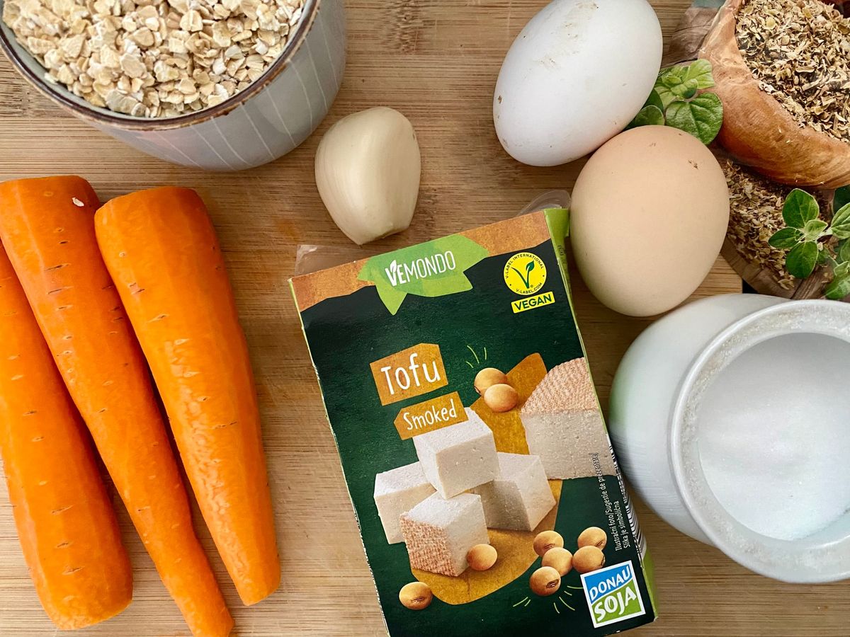 Mrkvové nugetky s uzeným tofu