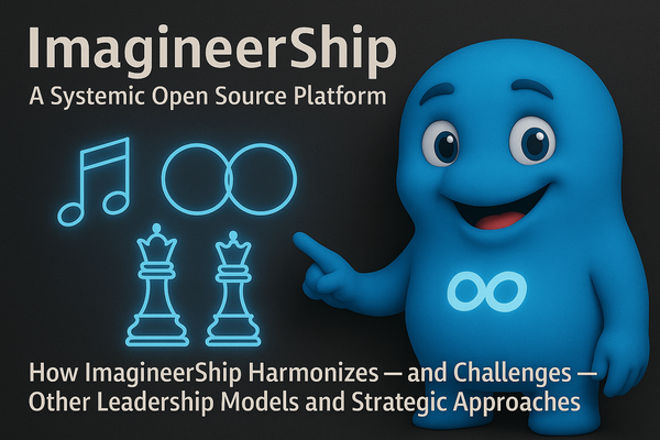 How ImagineerShip Harmonizes — and Challenges — Other Leadership Models and Strategic Approaches 💗♾️