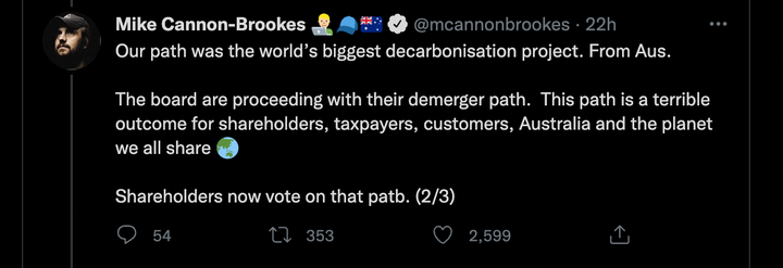 Mike's Failed AGL Bid