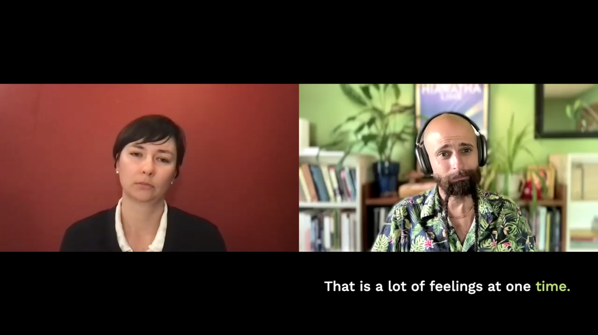 Demo session 1: “A lot of feelings at one time”
