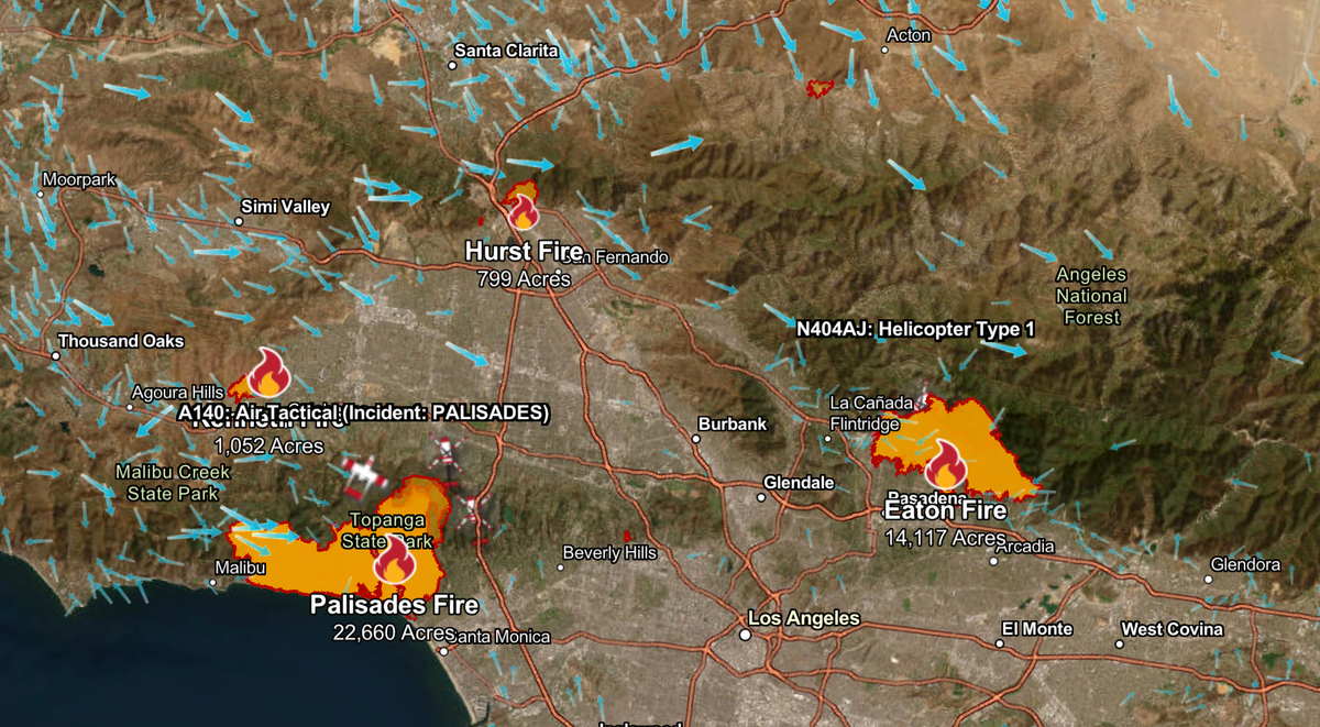 A call for help from the California wildfires