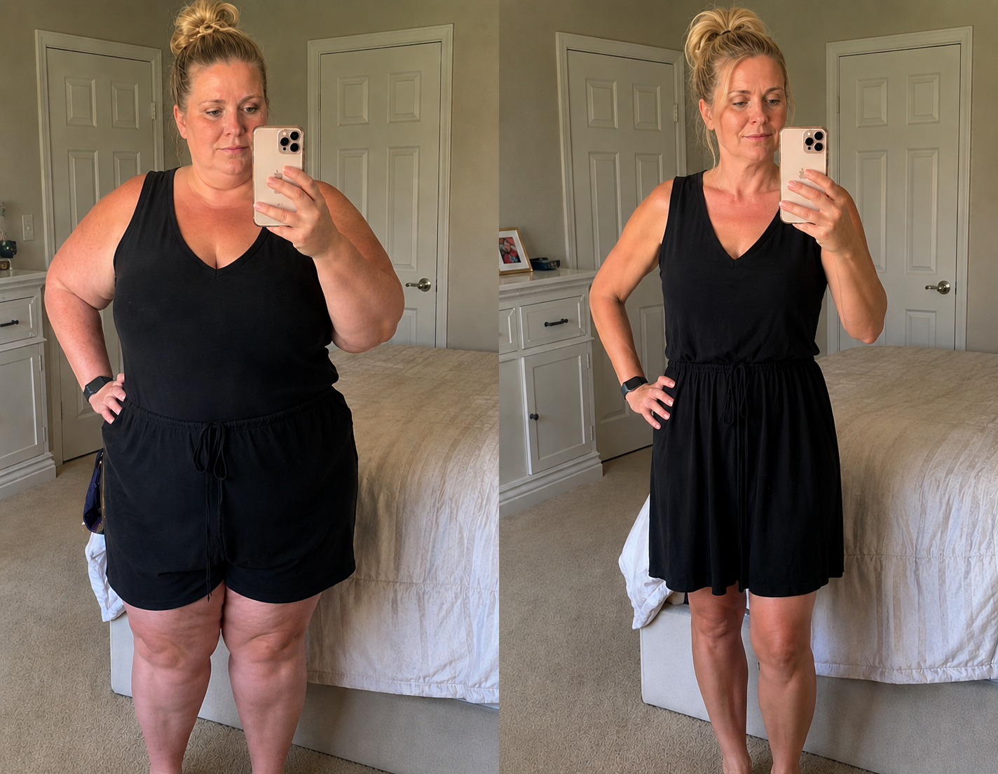 Karen before and after