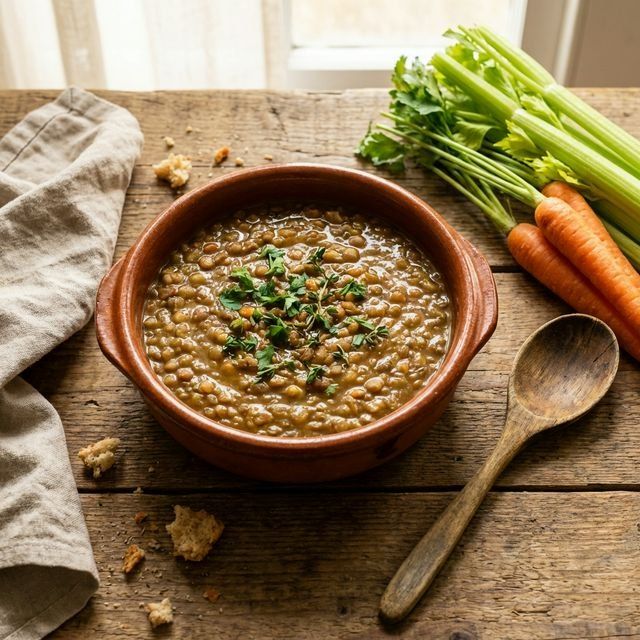 Low-Sodium Lentil Soup Recipe for Cardiac Recovery