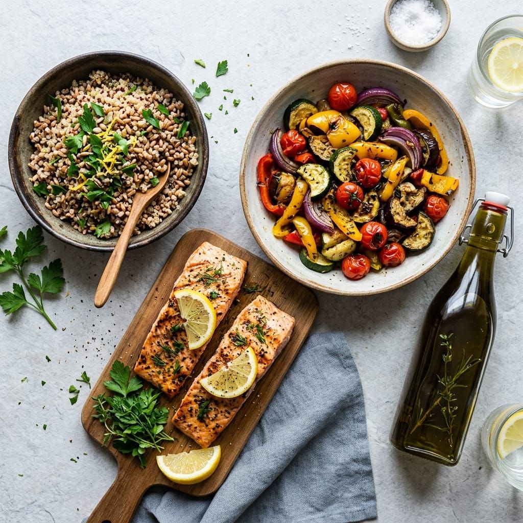 A 7-Day Mediterranean Diet Meal Plan for Heart Attack Survivors