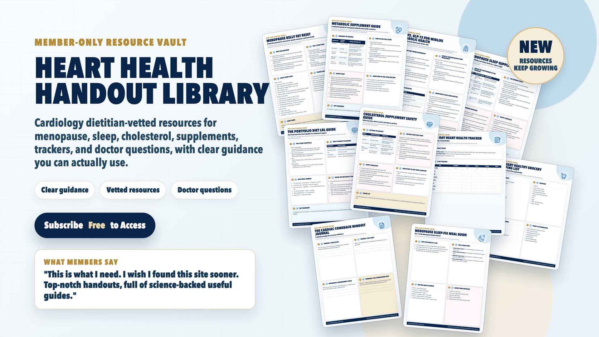 Free downloadable resources