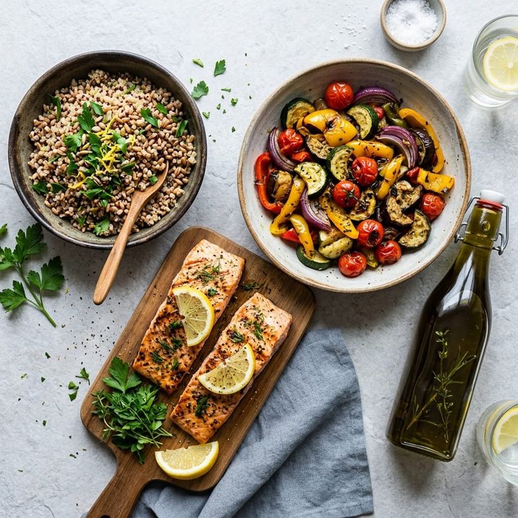 A 7-Day Mediterranean Diet Meal Plan for Heart Attack Survivors
