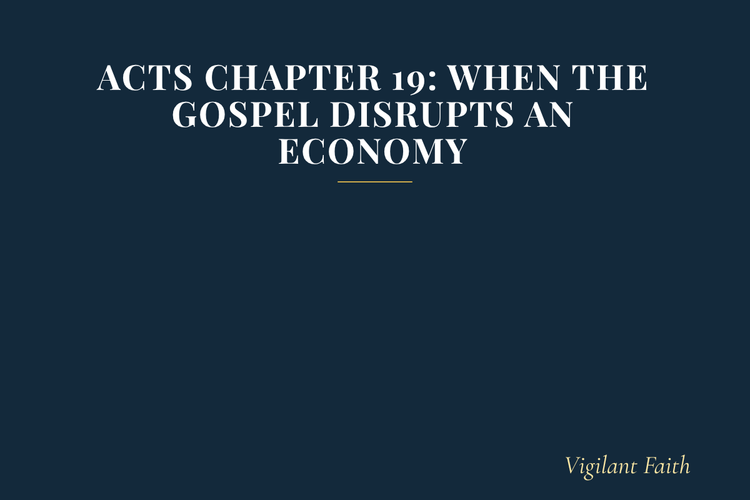 Acts Chapter 19: When the Gospel Disrupts an Economy