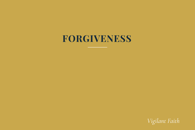 FORGIVENESS