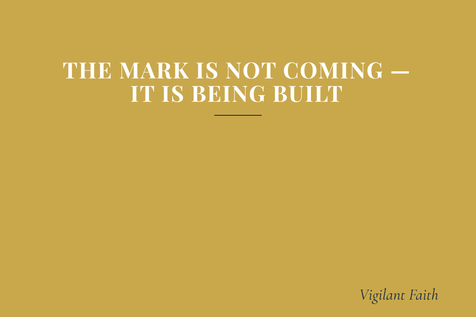 The Mark Is Not Coming — It Is Being Built