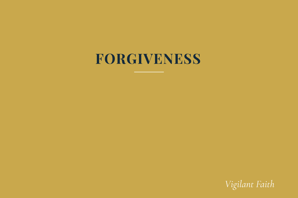 FORGIVENESS