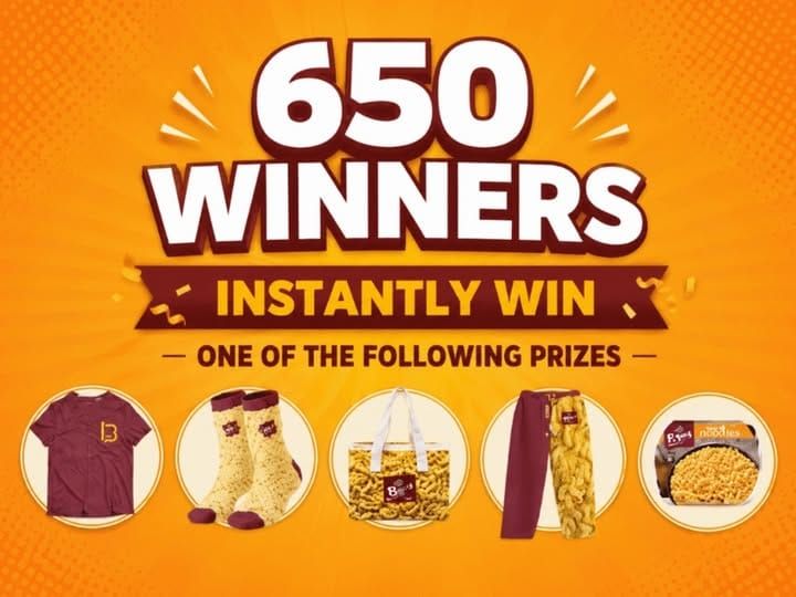 Main St Bistro Mac & Cheese Day Sweepstakes + Instant Win (650 Prizes)