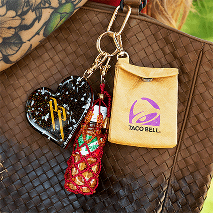 Taco Bell x Tajín x Peso Pluma Trio of Bag Charms Tuesday Drops Sweepstakes - ENTER NOW