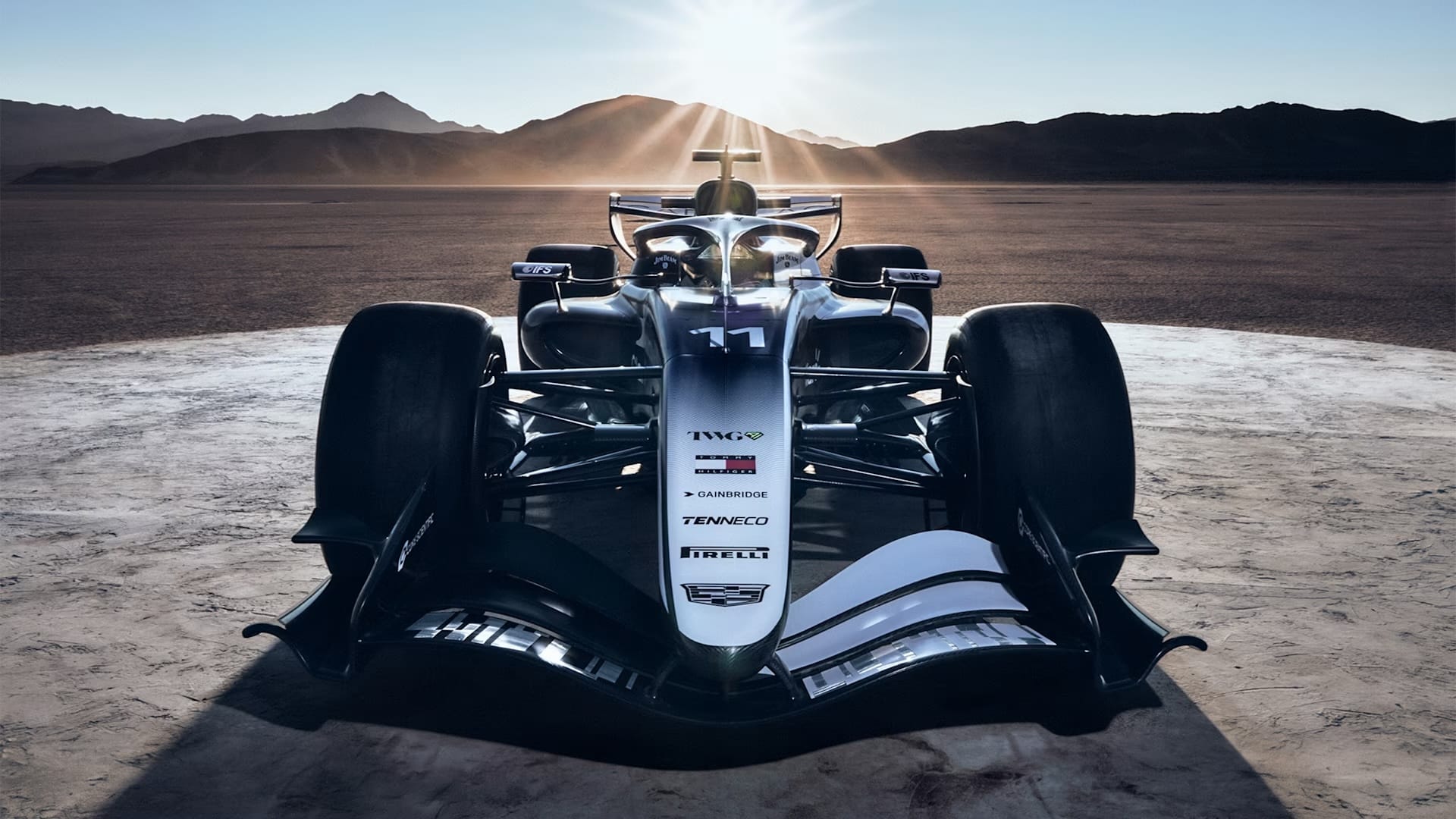 Cadillac formula one team car