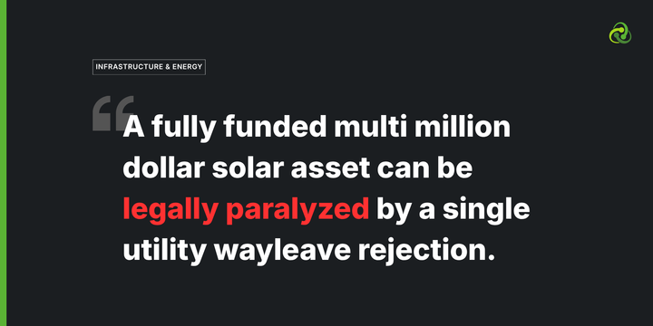 The Servitude Trap: Surviving Utility Wayleave Obstruction