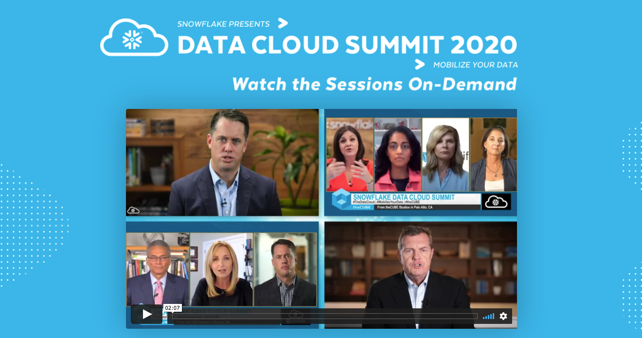 סיכום כנס סנופלייק נובמבר 2020